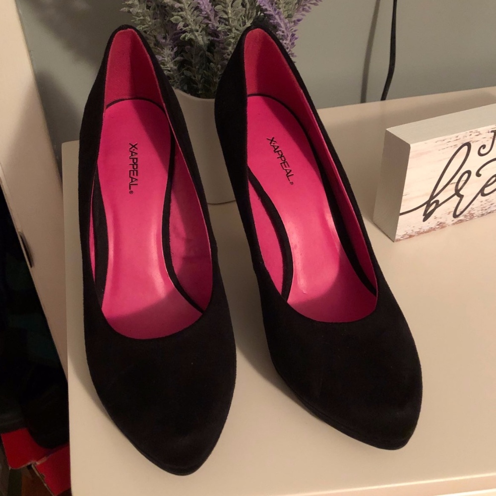 black heels size 9